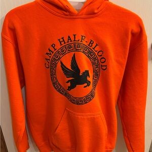 Percy Jackson Orange Camp Half-Blood hooded Sweatshirt